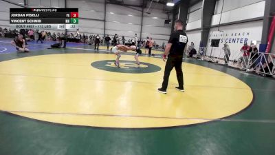 120 lbs Consi Of 16 #2 - Zane Blanchard, LA vs Carson Leonard, ID