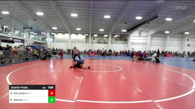 139 lbs Quarterfinal - Avyiana Saunders, BTS Providence vs Keira Adams, ME Trappers WC