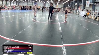 75 lbs Rd#11- 2:00pm Saturday - Julianna LaSavage, POWA vs Aria Bushaw, Lady Reapers