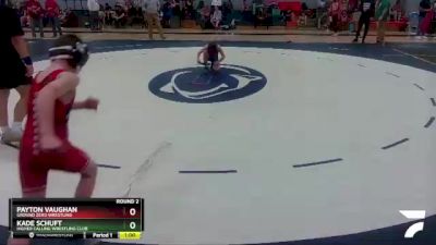 78-82 lbs Round 2 - Kade Schuft, Higher Calling Wrestling Club vs Payton Vaughan, Ground Zero Wrestling