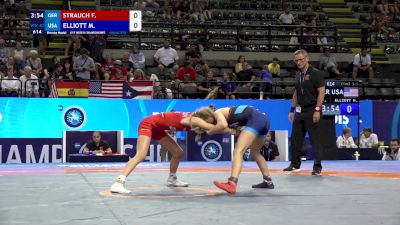 40 kg Final 3-5 - Finja Strauch, Germany vs Maisie Elliott, United States