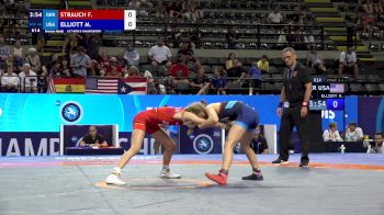 40 kg Final 3-5 - Finja Strauch, Germany vs Maisie Elliott, United States