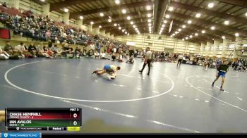 110 lbs Round 2 (4 Team) - Ian Avalos, Idaho 1 vs Chase Hemphill, Crooks County