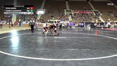 1A-4A 165 Champ. Round 1 - Ryan Harris, Cleburne County vs Joseph Carpenter, T. R. Miller