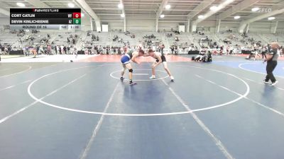 195 lbs Round Of 16 - Cort Catlin, WY vs Devin Kinlicheenie, AZ
