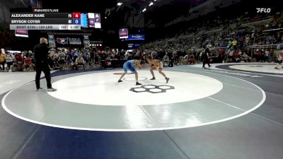 120 lbs Cons. Rd Of 128 - Alexander Kane, PA vs Bryson Coyer, MI