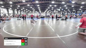 85 lbs Rr Rnd 2 - Mateo Montanaro, Mat Assassins White vs Jeremiah Jaramillo, SVRWC Black