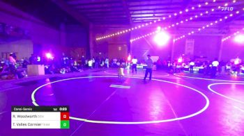 55 lbs Consolation - Riggin Woodworth, Dickinson WC vs True Liam Valles Cormier, Team Aggression