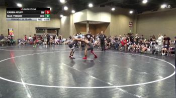 125 lbs Round 1 (8 Team) - Caden Acuff, Crossroads Wrestling vs Max Yerger, North DeSoto Blue WA