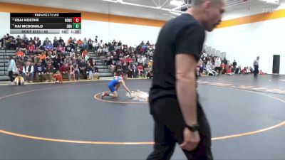 85 lbs Quarterfinal - Kai McDonald, Sebolt Wrestling Academy vs Esai Koethe, Big Game Wrestling Club