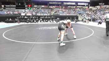 120 lbs 1st Place Match - Gavin Munoz, Maize South HS vs Wade Stubbs, Newton HS
