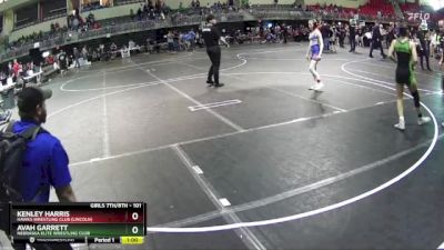 101 lbs 1st Place Match - Avah Garrett, Nebraska Elite Wrestling Club vs Kenley Harris, Hawks Wrestling Club (Lincoln)