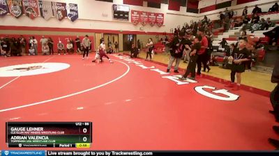 86 lbs 3rd Place Match - Gauge Lehner, Cle Elum Mat Miners Wrestling Club vs Adrian Valencia, Toppenish USA Wrestling Club