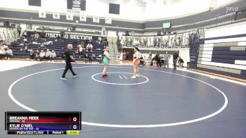 235 lbs Round 1 (4 Team) - Breanna Meek, Oregon vs Kylie O`Niel, Sisters On The Mat