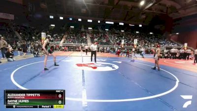 2A-106 lbs Champ. Round 1 - Dayne Humes, Moorcroft vs Alexander Tippetts, Rocky Mountain