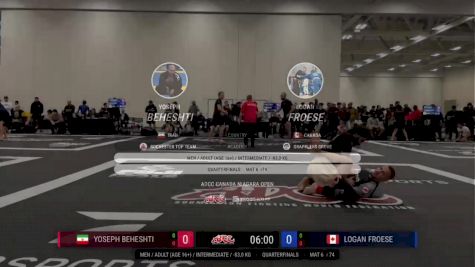 Logan Froese vs Yoseph Beheshti 2025 ADCC Niagara Open