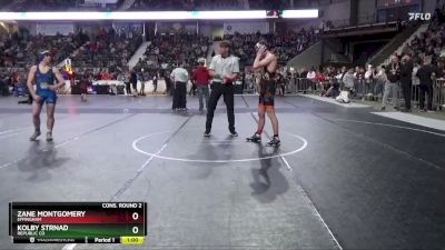 150 lbs Cons. Round 2 - Kolby Strnad, Republic Co vs Zane Montgomery, Effingham