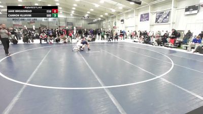 157 lbs Cons. Rd Of 32 - Jake Broadhead, Utah vs Cannon Klukvin, Kansas