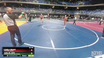 6A 145 lbs Cons. Round 2 - Camila Bravo, Converse Judson vs Harlan Jack, Dripping Springs High School