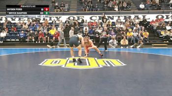 165 lbs Champ. Round 1 - Bryce Dauphin, Central Oklahoma vs Jayden Ford, Newman