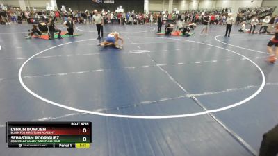 138 lbs Champ. Round 2 - Lynkin Bowden, Black Fox Wrestling Academy vs Sebastian Rodriguez, Coachella Valley Wrestling Club