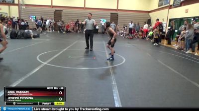 68 lbs Round 1 - Joseph Messina, Cedar Grove vs Jake Hudson, Northern Delaware WA