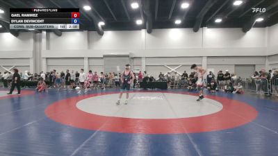 144 lbs Cons. Sub-quarters - Gael Ramirez vs Dylan DeVincent