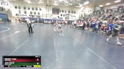 95 lbs Quarterfinal - Sam Race, Deer Park vs Brody Cain, Highland