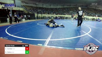 Quarterfinal - Charlie Combs, Ponca City Wildcat Wrestling vs Sutton Zielny, Shelton Wrestling Academy