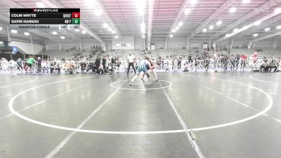 285 lbs Quarterfinal - Colin Whyte, Quest School Of Wrestling Gold vs Gavin Hannah, 4M Power