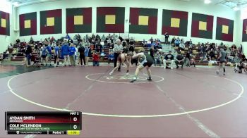 144 lbs Round 1 - Aydan Smith, Brookside vs Cole McLendon, Willoughby South High School