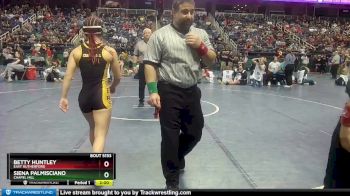 114 lbs Quarterfinal - Betty Huntley, East Rutherford  vs Siena Palmisciano, Chapel Hill