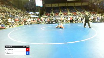 132 lbs Rnd Of 128 - Colson Hoffman, Georgia vs Yanik Simon, Alabama