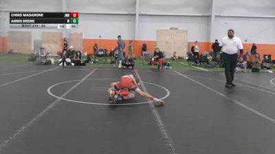 64 lbs Cons. Round 1 - Aiden Deere, Ohio Heroes vs Chris Masarone, Felix