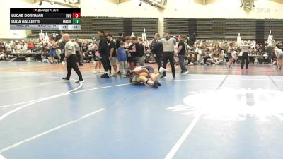 121 lbs Rr Rnd 1 - Lucas Dorrman, Ruthless Blue - MSE vs Luca Gallietti, Mat Assassins Black - MSE