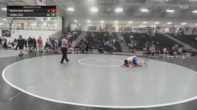126 lbs 3rd Place Match - John Cox, Victory vs Mathysin Marco, Lincoln East