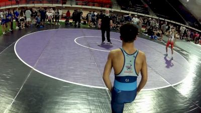 88-94 lbs Champ. Round 3 - Keian Linnell, Utah vs Zebuel Cody Jones Jr, Hawaii