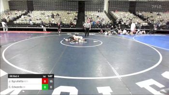 89 lbs Rr Rnd 4 - Jaxon Sgrulletta, Refinery Wrestling Youth vs Caleb Edwards, Darkhorse Arado