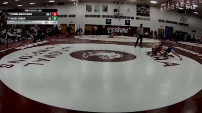 125 lbs Cons. Round 2 - Chris Karbash, Wisconsin-Platteville vs Jack Reina, Augustana (il)