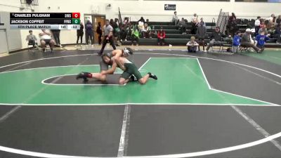 140 lbs 5th Place Match - Charles Fulgham, Simmons Middle School vs Jackson Coffeit, Pelham Park Middle School