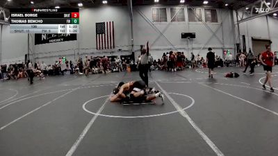 138 lbs Round 1 (4 Team) - Israel Borge, Team Shutt Garnett Trained vs Thomas Bencho, Freakztyle Wrestling