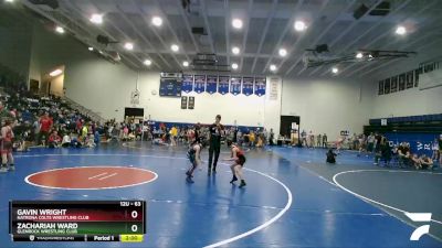 63 lbs Quarterfinal - Gavin Wright, Natrona Colts Wrestling Club vs Zachariah Ward, Glenrock Wrestling Club