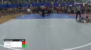 95 lbs Consi Of 16 #2 - Tyson Zvonar, Lincoln-Way Wrestling Club vs Ty Scorpil, DC Elite