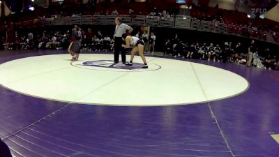 135 lbs Round 2 (6 Team) - Delilah Solis, Lexington Girls vs Lesly Rodriguez, Norfolk Girls