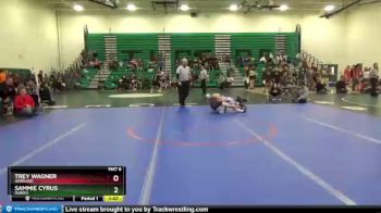 106 lbs Cons. Semi - Sammie Cyrus, Dubois vs Trey Wagner, Worland
