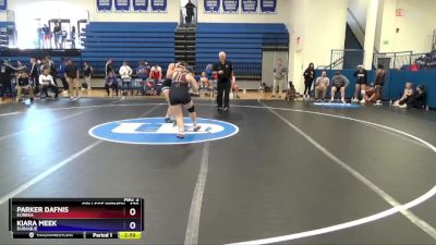 170 lbs Round 1 - Parker Dafnis, Eureka vs Kiara Meek, Dubuque