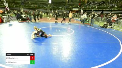 65 lbs Semifinal - Keir Devlin, Clearview vs Joseph Bibro, Princeton