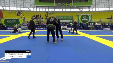 RENATO PAULUCCI TOFANO vs GUILHERME COLONETTI ARNS 2023 Brasileiro Jiu-Jitsu IBJJF