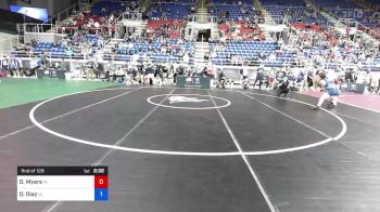 170 lbs Rnd Of 128 - Duke Myers, Indiana vs Danny Diaz, Iowa