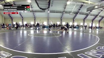 149 lbs Cons. Round 3 - Sam Bustamante, Ohio University vs Cheaney Schoeff, Edinboro